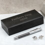 Personalised Message Boxed Pen And Cufflink Set, thumbnail 1 of 4