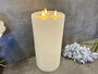 30cm Xl White LED Pillar Candle – Real Wax, thumbnail 1 of 12