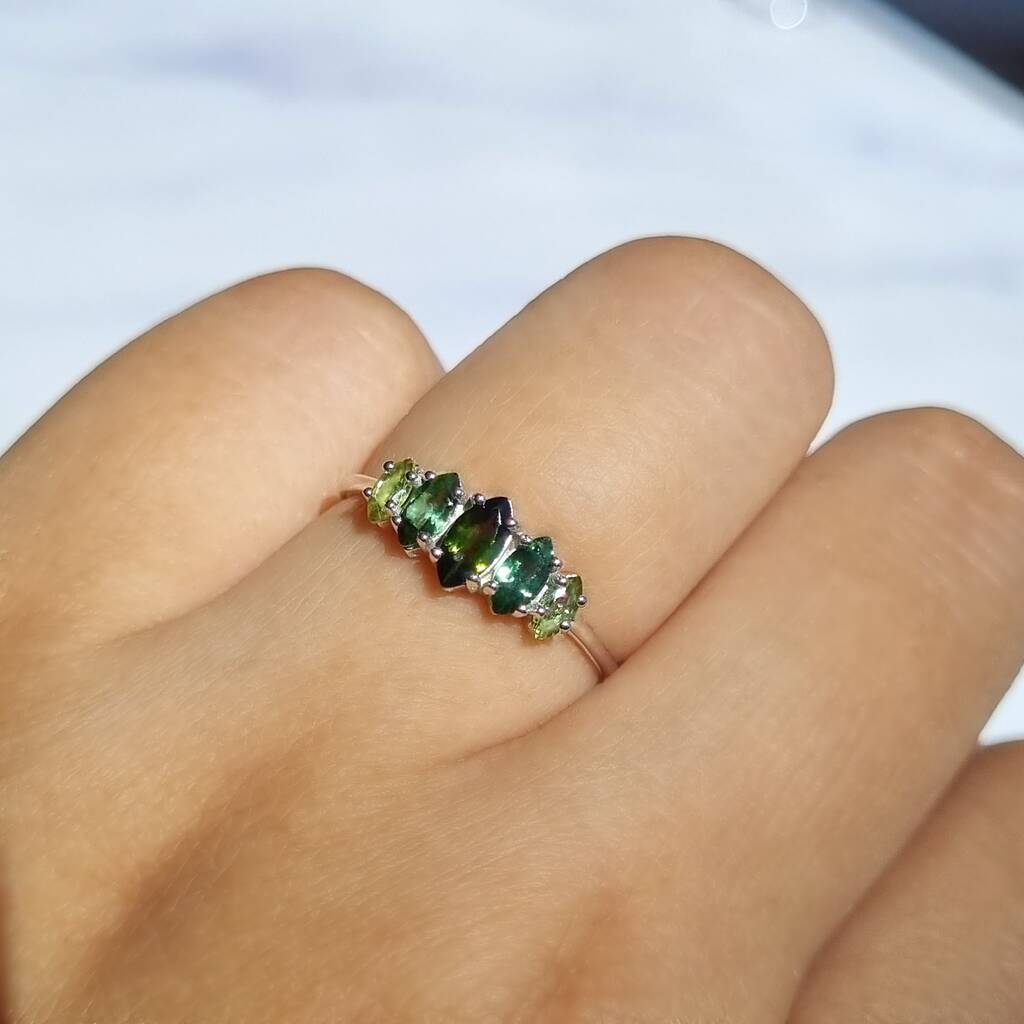 Mint Green Tourmaline Ring - Max Wilson Diamond Jewellers