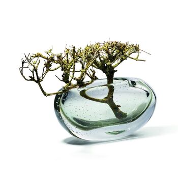 Vase In Handmade Mouthblown Glass With Droplet Design, 2 of 5