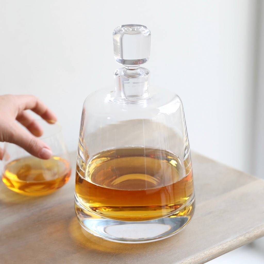 Personalised Large Glass Decanter By Lisa Angel