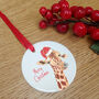 Giraffe Christmas Tree Decoration, thumbnail 4 of 8