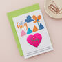 Personalised 'I Miss You' Little Hug Token Card, thumbnail 1 of 6