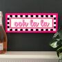 Neon Framed Ooh La La Print, thumbnail 1 of 6