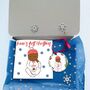 Personalised Baby First Christmas Card And Bauble Set, thumbnail 2 of 3