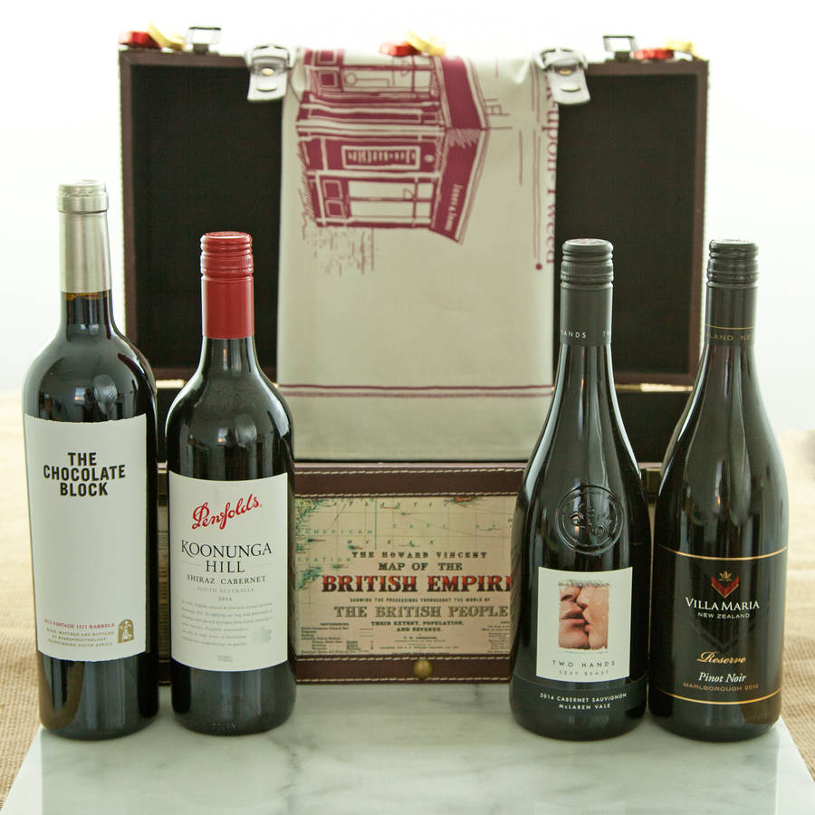 Great Red Wines Of The British Empire Trunk By Jones and Jones of