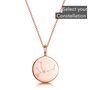 Personalised Rose Gold Plated Constellation Necklace, thumbnail 1 of 9