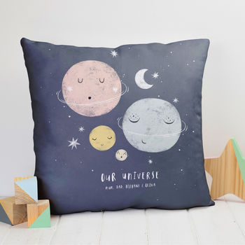 Personalised 'Our Universe' Family Planets Cushion, 4 of 7