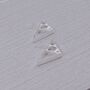 Sterling Silver Avante Studs, thumbnail 2 of 5