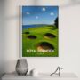 Royal Dornoch Golf Course Poster – Golf Wall Art Print | Gift For Golfers, Dad, Husband, Golf Gift For Him, Father's Day Gifts, thumbnail 1 of 2