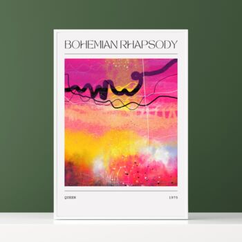 Queen Bohemian Rhapsody Abstract Painting Art Print, 2 of 4