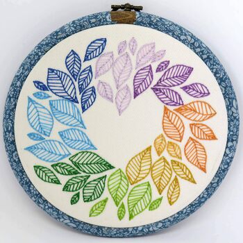 As The Leaves Turn, Hand Embroidery Kit, 6 of 6