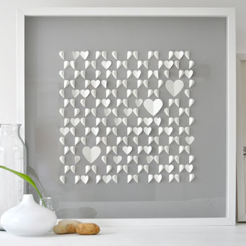 Personalised Hearts Framed Picture, 4 of 4
