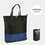 Folding And Collapsible Leather Based Travel Tote Bag, thumbnail 1 of 12