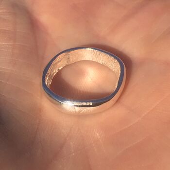 Sterling Silver Fingerprint Ring, 5 of 11