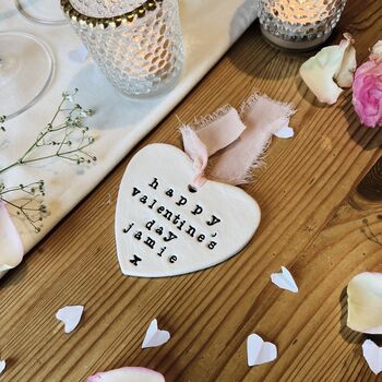 Heart Happy Valentines Day Keepsake For Him Or Her, 2 of 2