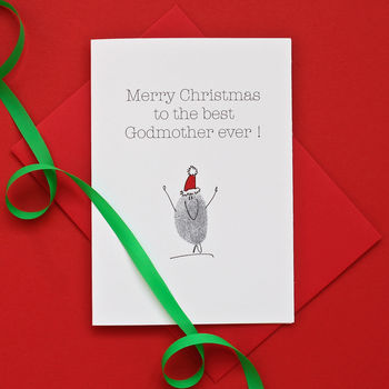 Godparent Christmas Card, 2 of 2