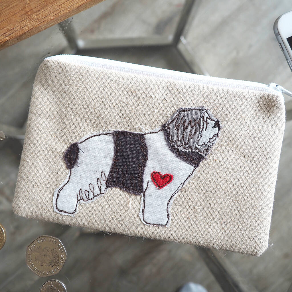 Personalised Favorite Dog Breed Fabric Coin Purse By Ren And Thread