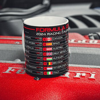 Formula One Racing Calendar 2025 Mug, 2 of 11