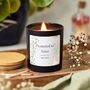 Promoted To Nanny, Nana, Grandma, Pregnancy Announcement Candle Gift, thumbnail 6 of 10