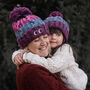 Daddy And Me Personalised Winter Hat, thumbnail 1 of 6