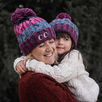 Daddy And Me Personalised Winter Hat, 2 of 6