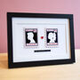 Personalised Love Story Stamps Print For Couple, thumbnail 6 of 6