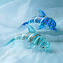 Set Of Two Glass Dolphins | Gift Box, thumbnail 1 of 2