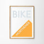 'Bike Like A Northerner' Poster, thumbnail 1 of 2