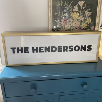 Personalised Name Lightbox Sign, 5 of 8
