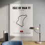 Isle Of Man Tt Track Print, Father's Day Gifts, thumbnail 2 of 2