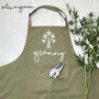 Personalised Apron For Grandma Flower Bouquet, thumbnail 1 of 5