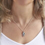 Silver Heart In Hand Necklace, thumbnail 2 of 2