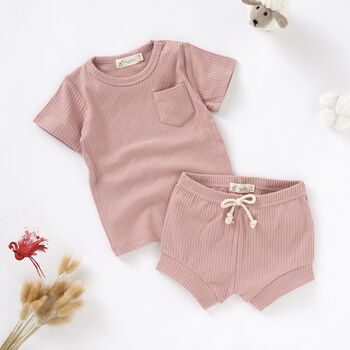 Organic Cotton Short Sleeve Coord Sets, 6 of 7