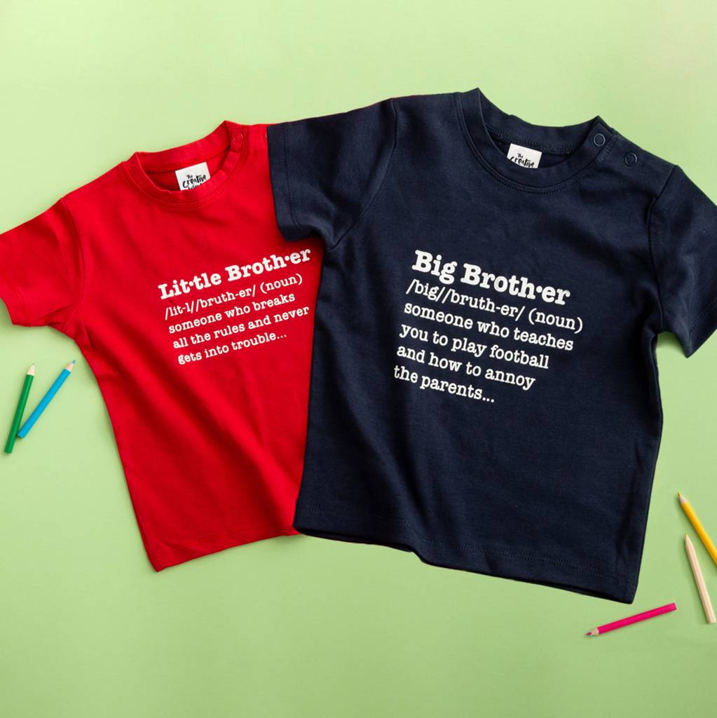 Brothers Definition T Shirt Set, 1 of 7
