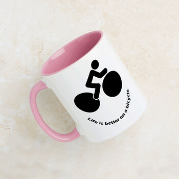 Life Is Better On A Bicycle Mug, 2 of 9