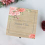 Personalised Floral Wedding Keepsake Box, thumbnail 7 of 7