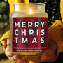 Personalised Christmas Large Scented Jar Candle, thumbnail 3 of 3