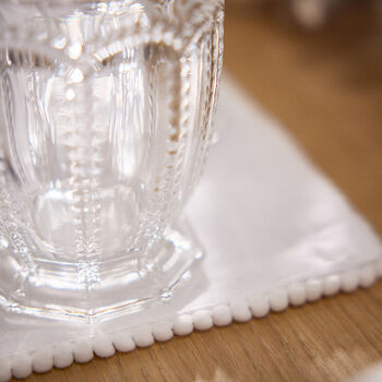 Marseille White French Knot Placemats, 5 of 6