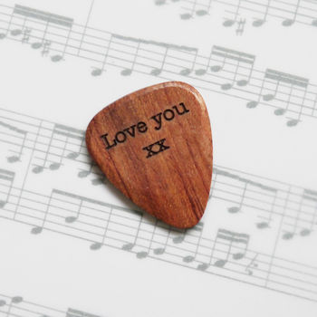 Personalised Heart And Arrow Plectrum, 2 of 2