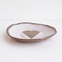 A Handmade Wedding Gold Heart Ceramic Ring Dish, thumbnail 10 of 11