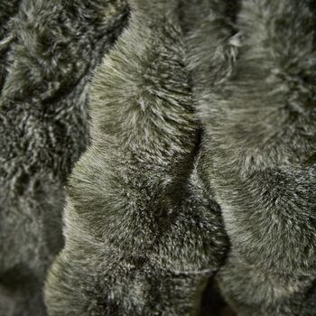 Sage Luxe Faux Fur Throw, 3 of 4