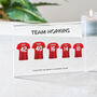 Personalised Family Name Football Shirt Plaque, thumbnail 2 of 10