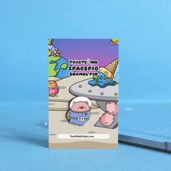 Space Pig Enamel Pin | Cute Pin Badge, 8 of 8