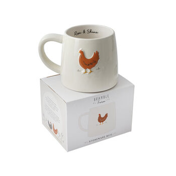 Bramble Farm Chicken Stoneware Mug In Gift Box, 2 of 5