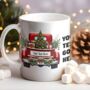 Personalised Christmas Vintage Truck Gift Mug, thumbnail 5 of 9