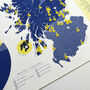 Risograph Scotland Whisky Distillery Map, thumbnail 5 of 7