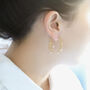 Lush Gold Plated Pearl Small Earrings, thumbnail 4 of 6