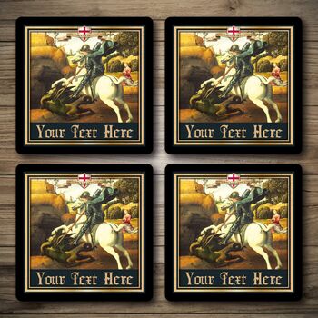 Personalised Bar Runner George And The Dragon, 2 of 8