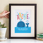 Personalised Childrens Whale Print, thumbnail 1 of 5